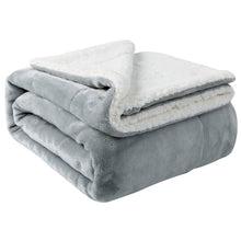 Load image into Gallery viewer, Xanadut Warm Blankets for Winter Super Soft Fuzzy Flannel Fleece/Wool Like Reversible Velvet Plush Couch Blanket