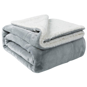 Xanadut Warm Blankets for Winter Super Soft Fuzzy Flannel Fleece/Wool Like Reversible Velvet Plush Couch Blanket