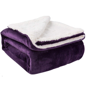 Xanadut Warm Blankets for Winter Super Soft Fuzzy Flannel Fleece/Wool Like Reversible Velvet Plush Couch Blanket