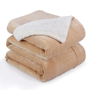 Xanadut Warm Blankets for Winter Super Soft Fuzzy Flannel Fleece/Wool Like Reversible Velvet Plush Couch Blanket